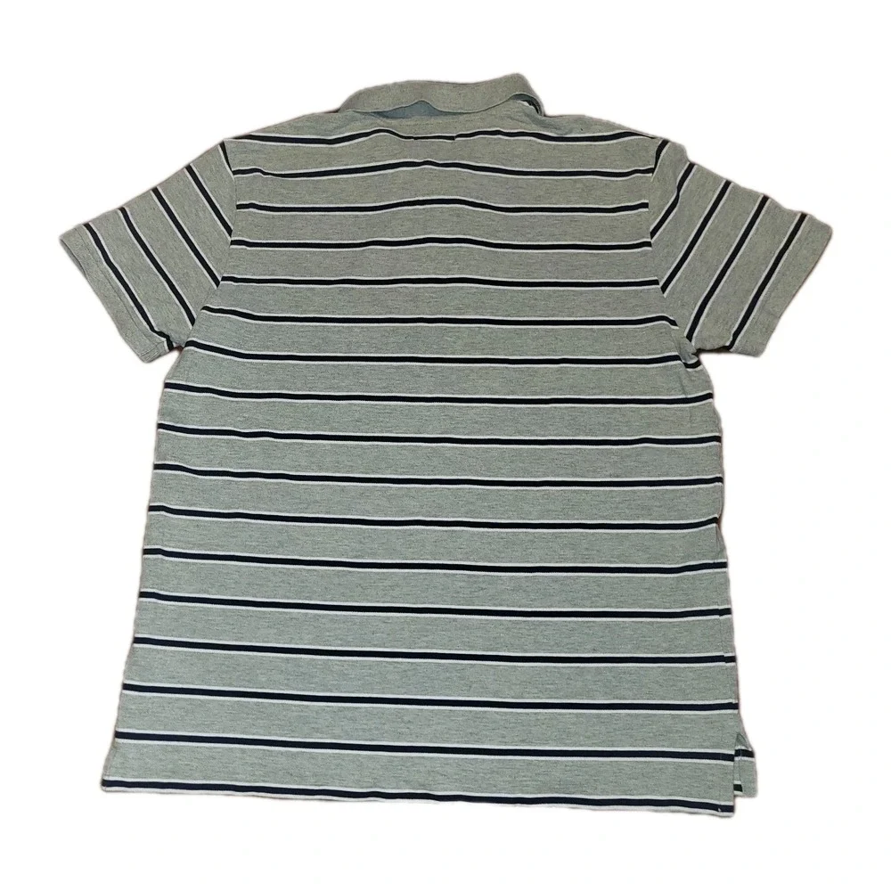 Ralph Lauren Polo Jeans Co Polo Shirt Gray Small Embroidered American Flag XL